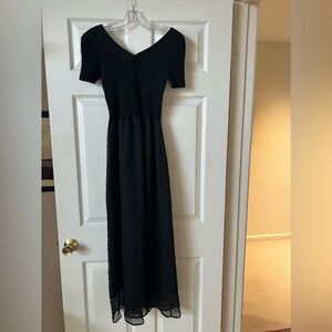 Chic Black Midi Dress